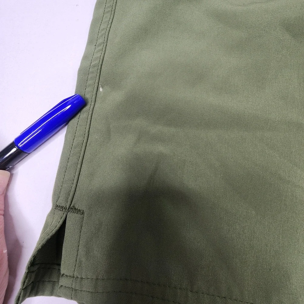Huk Performance Mens 38 Fishing Outdoor Cargo Shorts Green Boardshorts